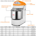 Wholesale Factory Supply Orange Directly Dough Mixer Machine 207rpm/Bakery spiral mixer